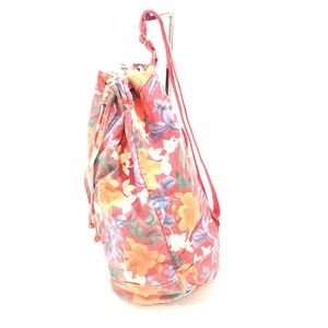 GAP floral tropical cinch messenger/saddlebag